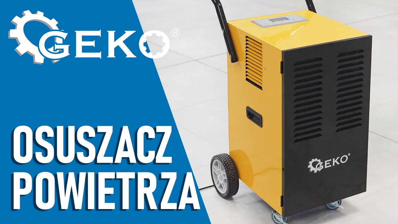Przemysłowy osuszacz powietrza 50L/24H od GEKO #majsterkowanie #tools #remontzgeko #home