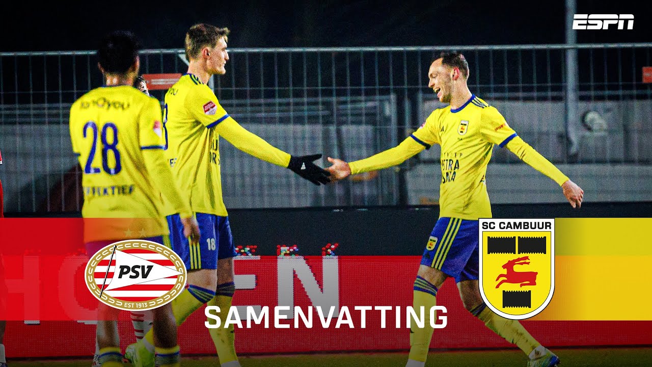 🟡🔵 Remco Balk maakt een HATTRICK! ⚽️⚽️⚽️ | Samenvatting Jong PSV - SC Cambuur