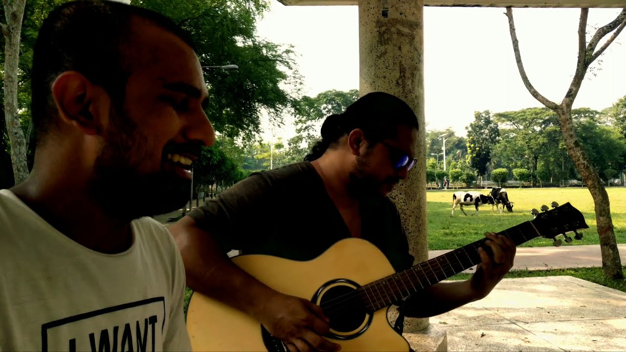 Cover Song : Boshe Achi Eka || (Unplugged) || Band : Warfaze  || Cover by : Theotonius Gomes & Janty