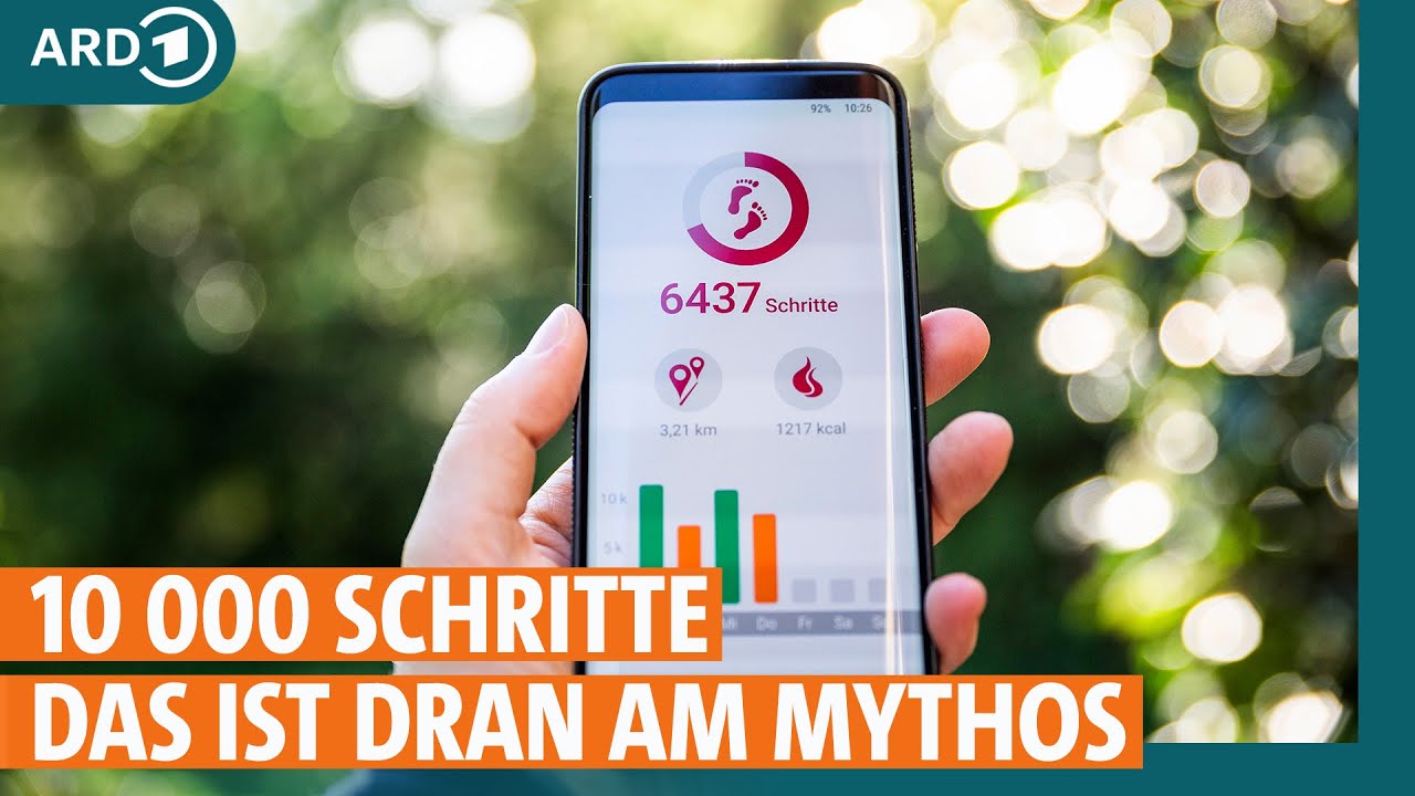 Schritte zählen: Was ist dran am Mythos der 10 000 Schritte pro Tag? I ARD Gesund
