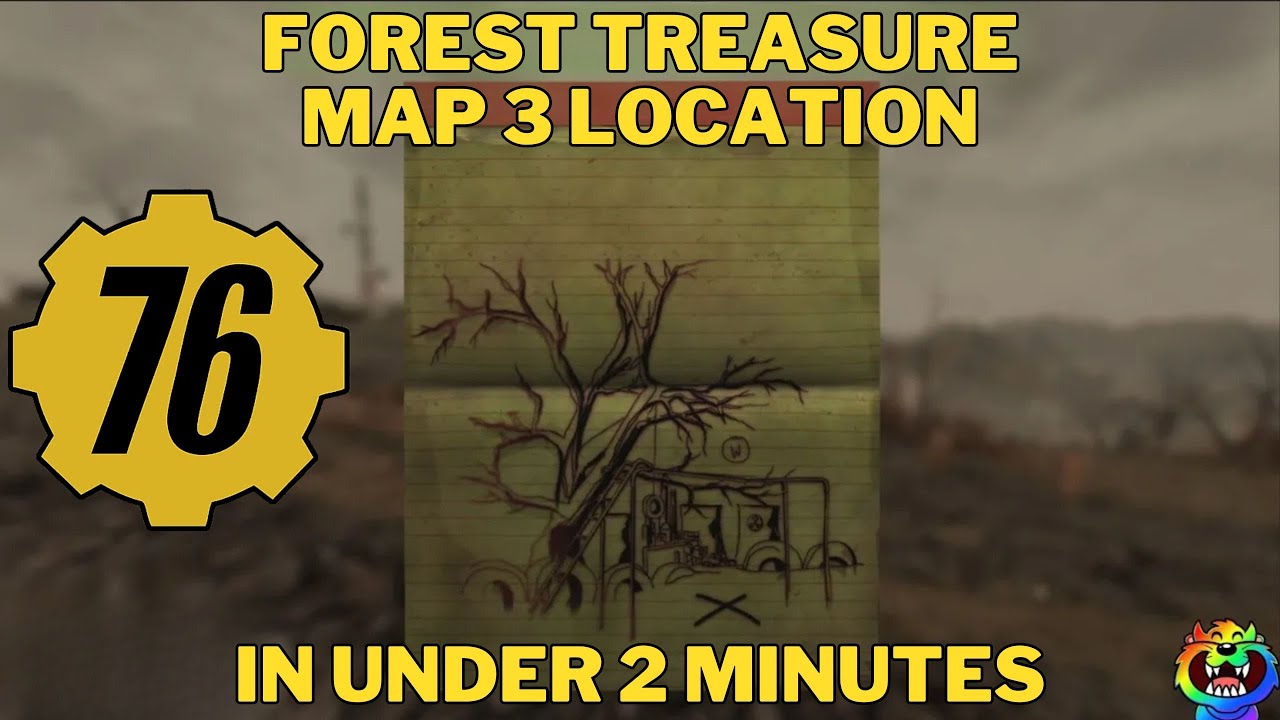 Как найти карту лесных сокровищ 3 в #fallout76 #fallout76guide #subscribe