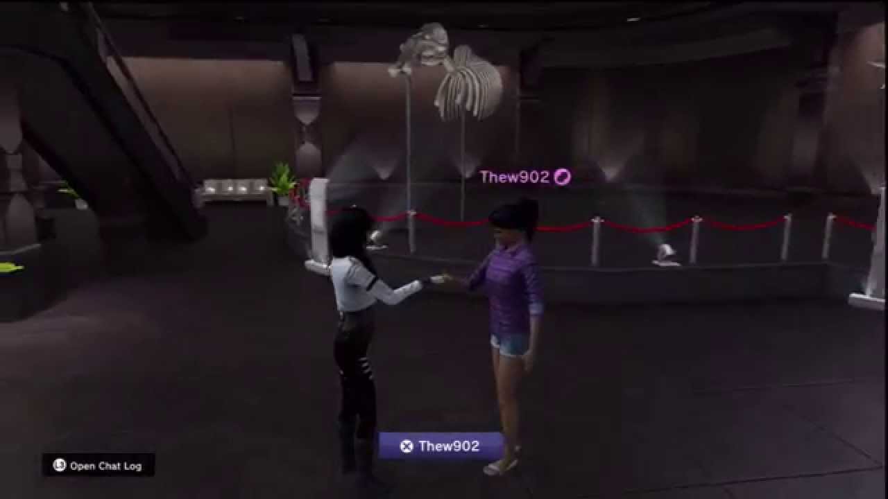 Playstation Home Spun Fun 01 (Avatar Interaction Pack) Pull an avatar's finger