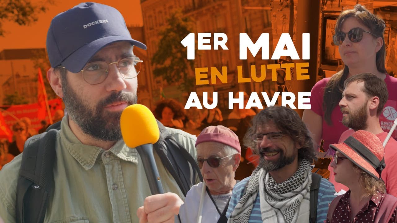 1er MAI - Le HAVRE - Micro Dans la Manifestation