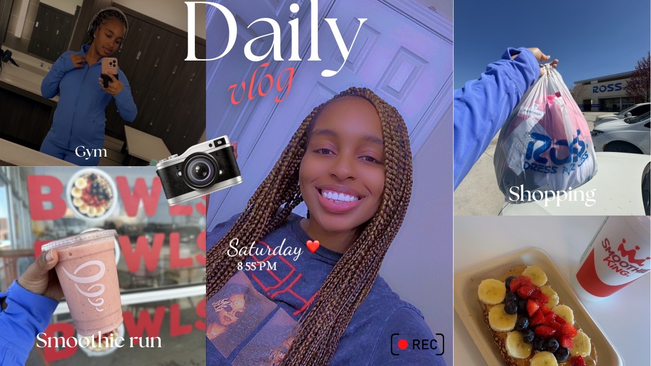 Productive Days in My Life | Gym Grind, Healthy Smoothie Stop, Shopping & Venting
