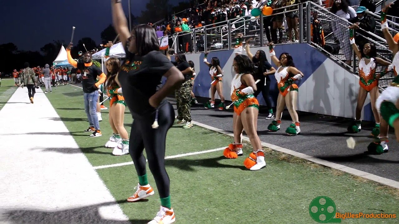 G.W.Carver Current + Alumni Majorettes for Homecoming vs Livingston (2021)