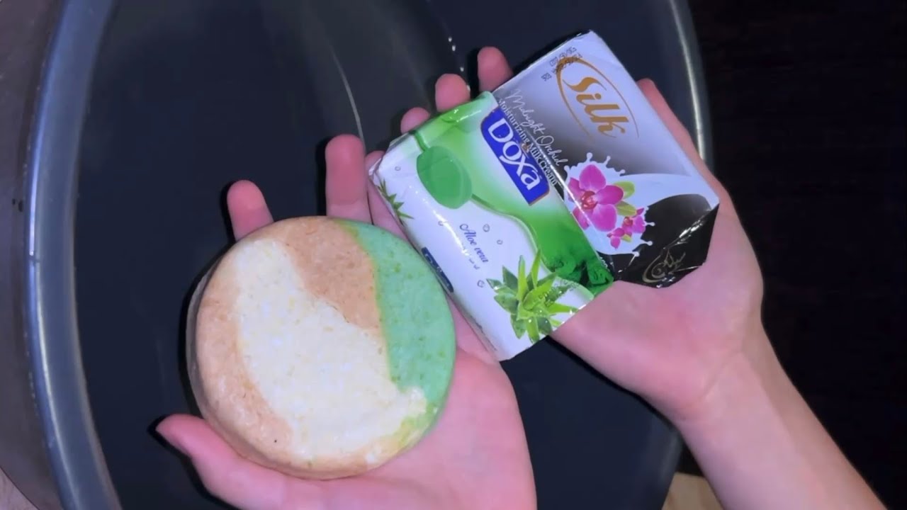 washing 3 random soaps