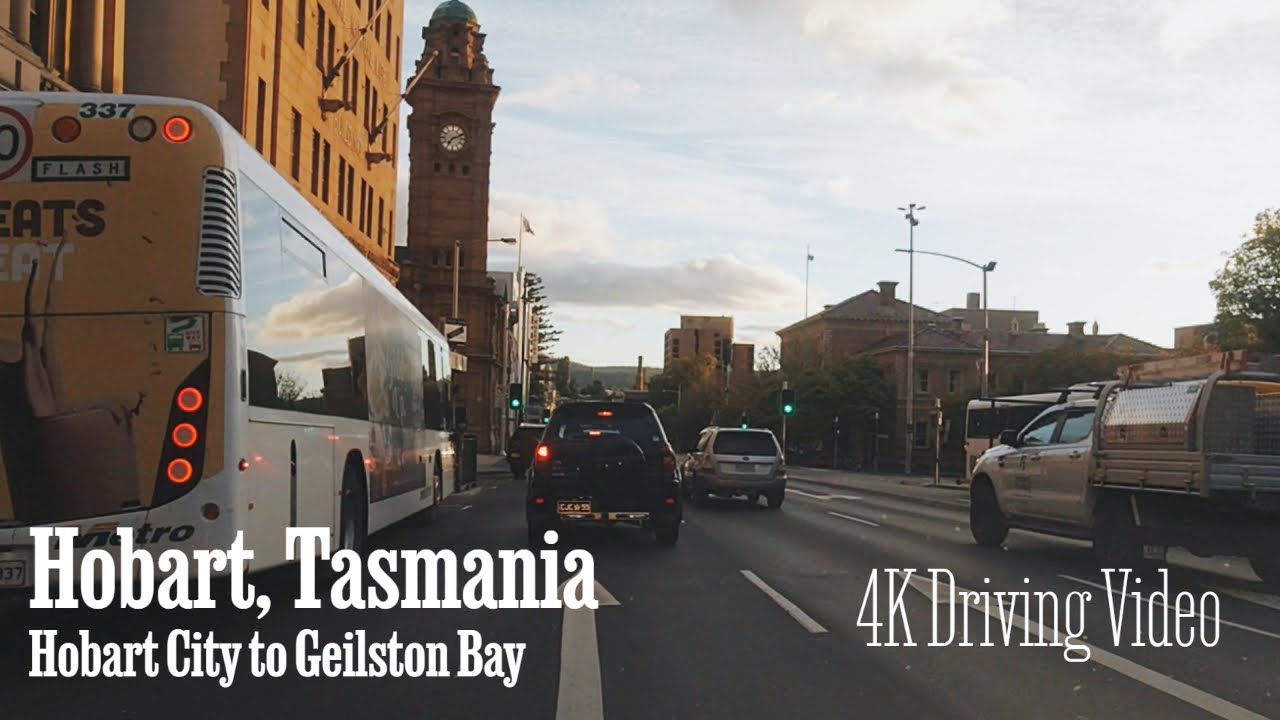 4K Hobart POV Driving Tour