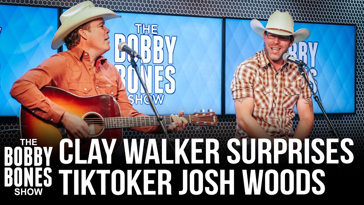 Clay Walker Surprises Tiktoker Josh Woods For Performance