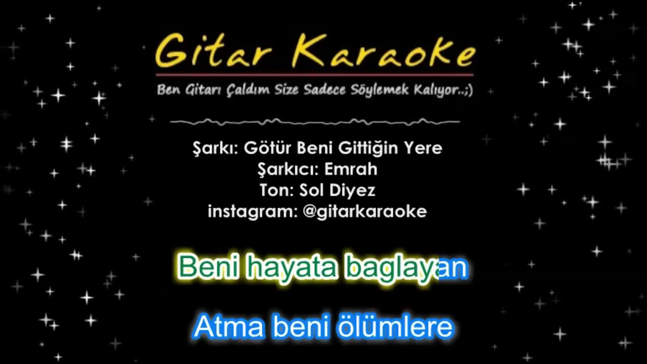 Bu Aşk Böyle Bitemez - Gitar Karaoke
