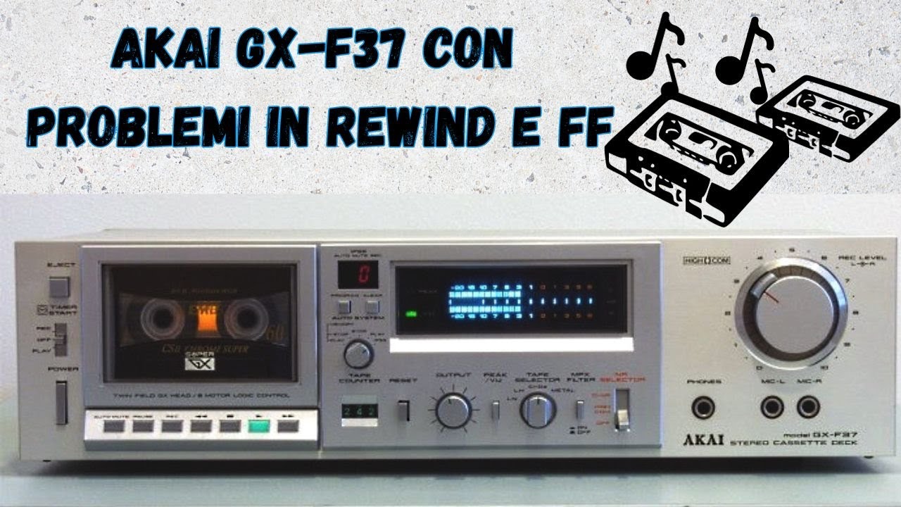 Riparo un AKAI GX-f37