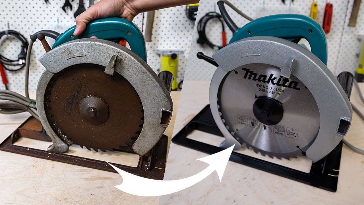 Vintage Makita 5900b Circular Saw Restoration