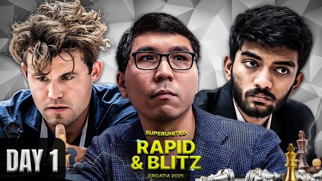 NAWALAN Ng Internet Kahapon, GM Wesley So Games | Day 1 SuperUnited Croatia Rapid 2025