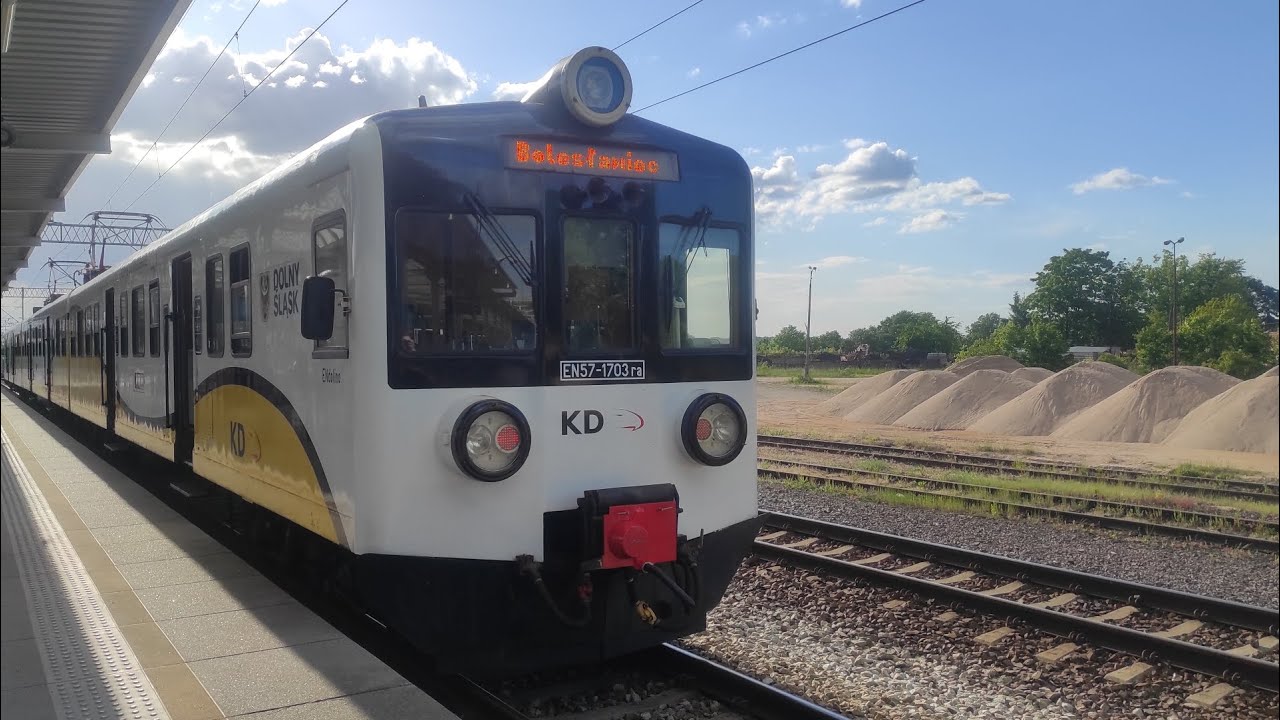 Przejazd EN57-1703 Koleje Dolnośląskie OsP Żak