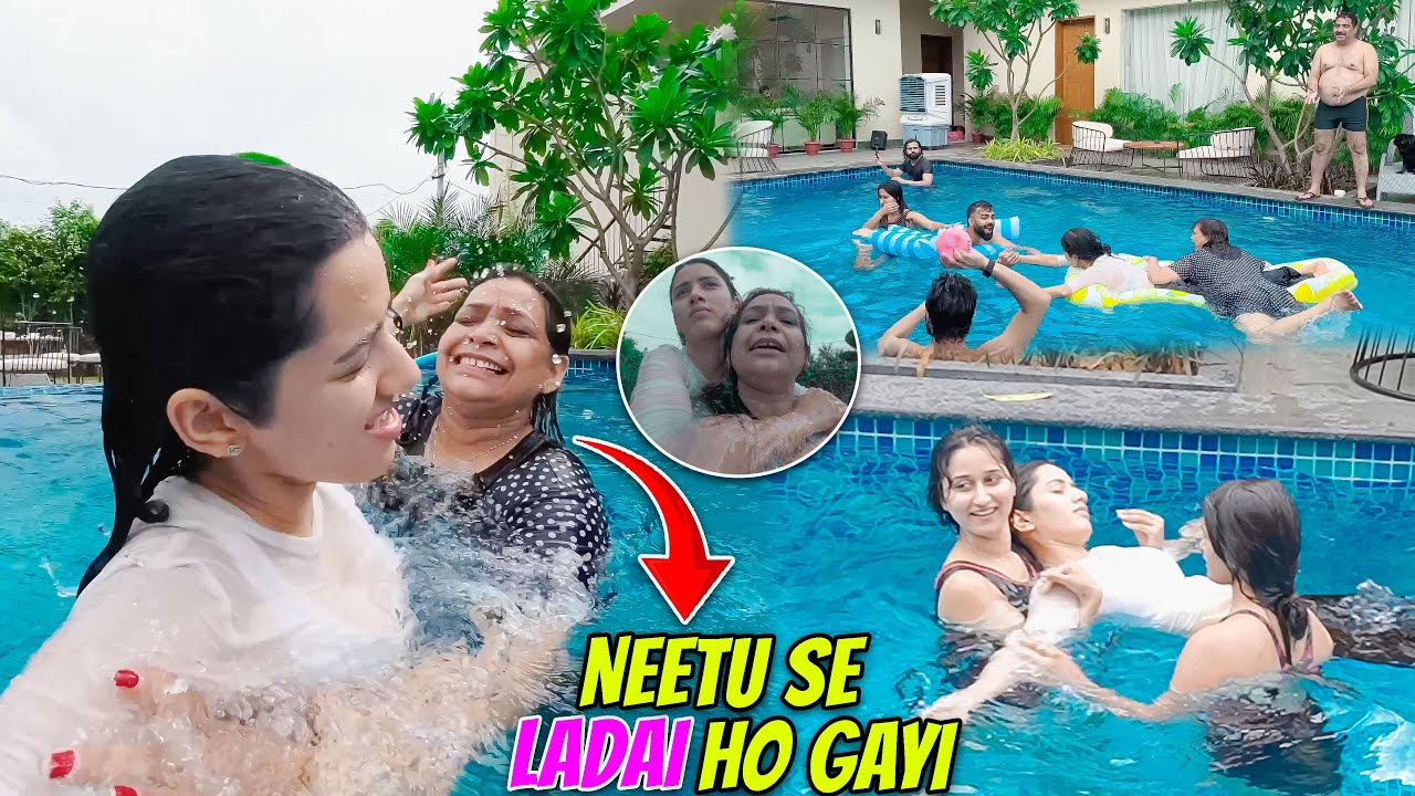 Neetu aur Bhammu ki pool mei hui Ladai 💥