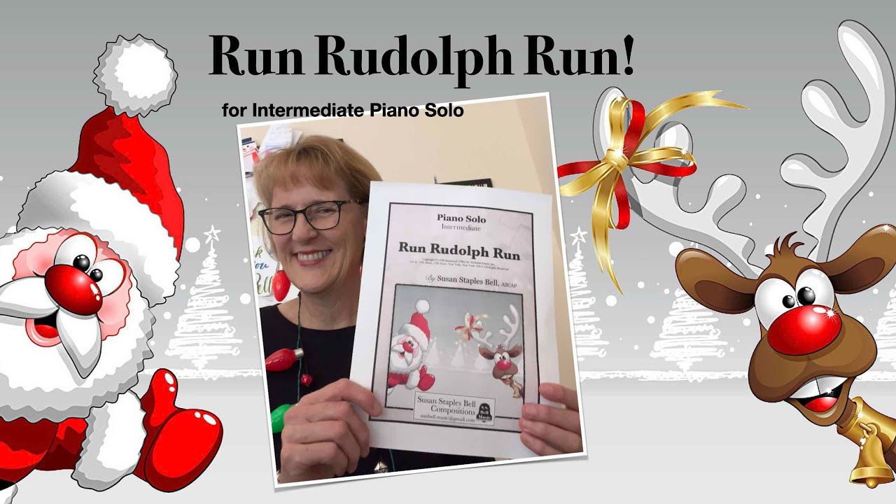 Run Rudolph Run! Piano Solo for Christmas!