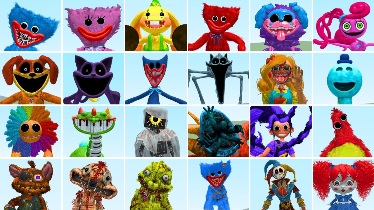 I Played Death Match Game Between All Poppy Playtime Characters from Chapters 1 to 5 In Garry's Mod