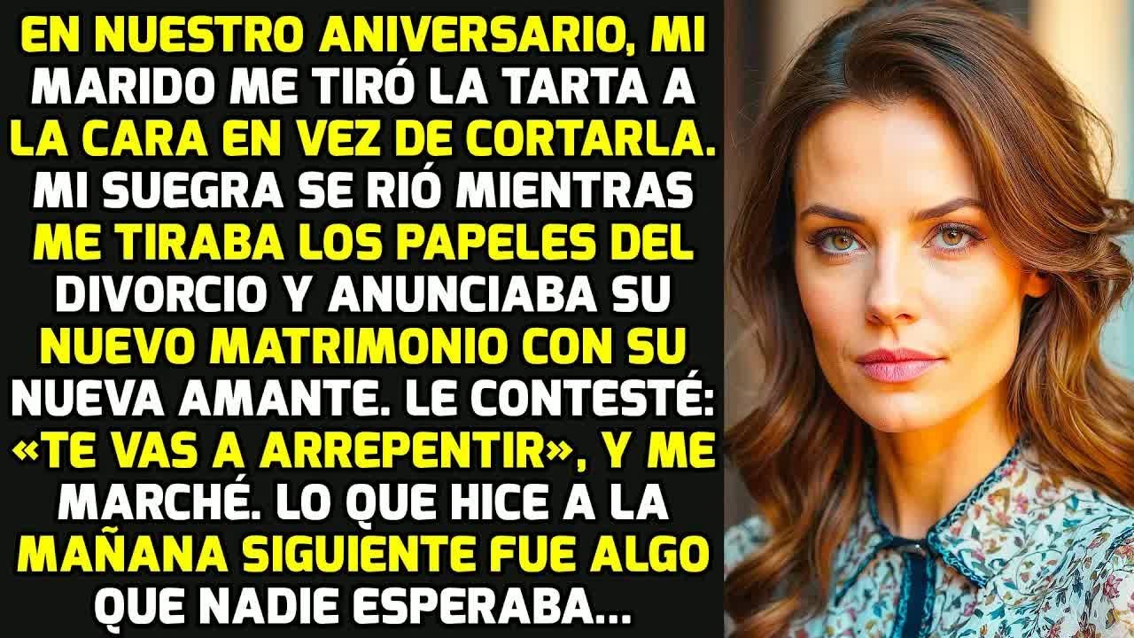 En Nuestro Tercer Aniversario, En Lugar De Cortar La Tarta, Mi Marido Me La Tiró A La Cara Y...