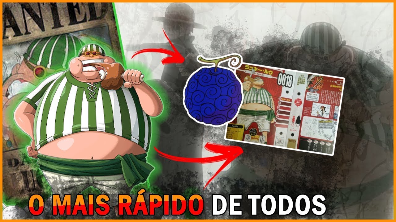 176- PODERES OCULTOS DE LUCKY ROO, O PERSONAGEM MAIS R&Aacute;PIDO DE ONE PIECE | Vivre Cards