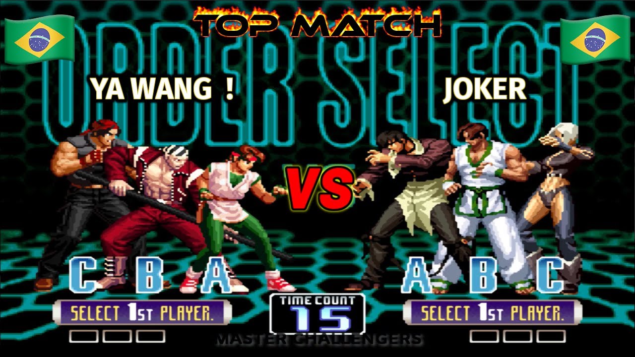 YA WANG ! vs JOKER Batallón ¡DUELO ÉPICO!  KOF 2002