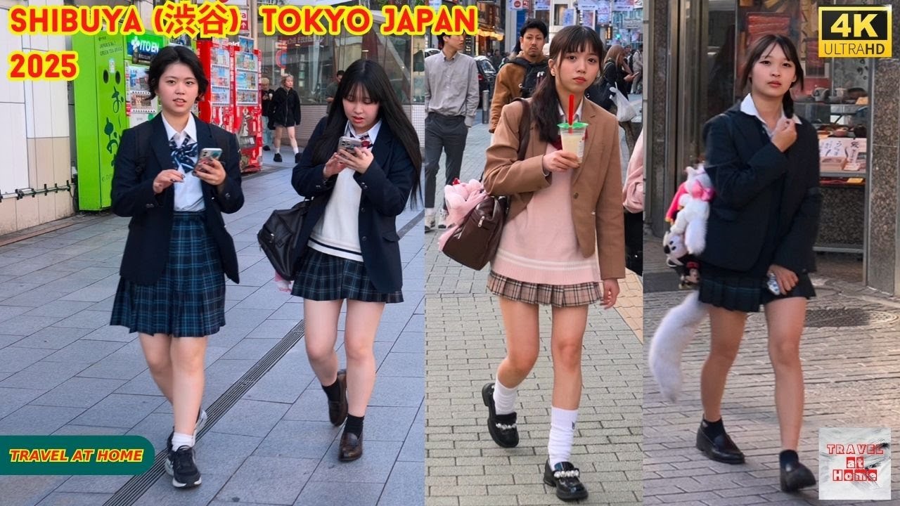 4K HDR Japan travel 2025 | Walk in Shibuya (渋谷) Tokyo Japan |  Relaxing Natural City ambience