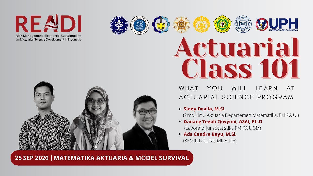 Actuarial Class 101 | Matematika Aktuaria & Model Survival