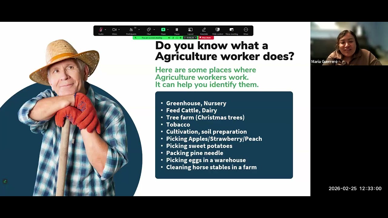 Wednesday Gathering: Piedmont Health Services: Agricultural Worker Health Unit