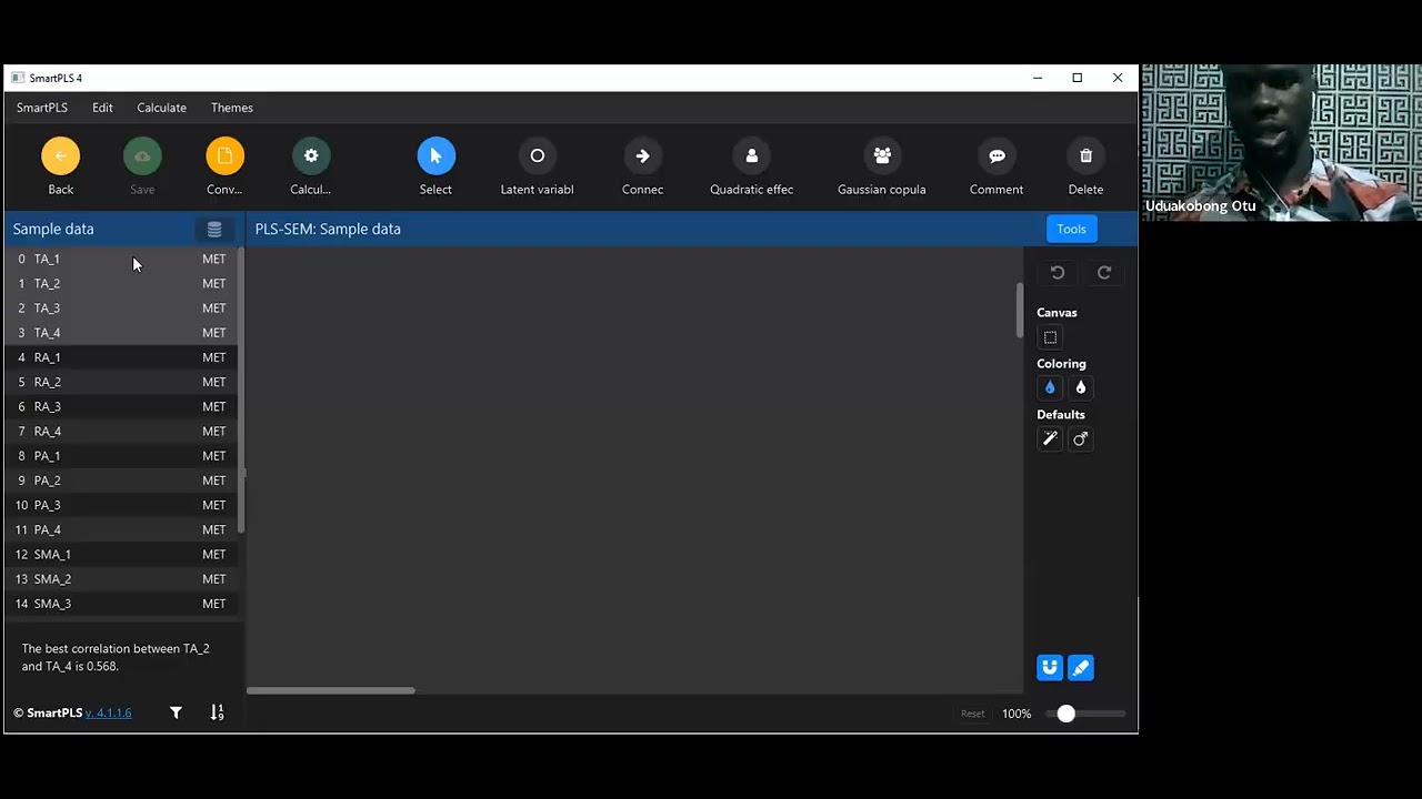Part 3: SEM Analysis Using SmartPLS4 (by Uduakobong Otu)
