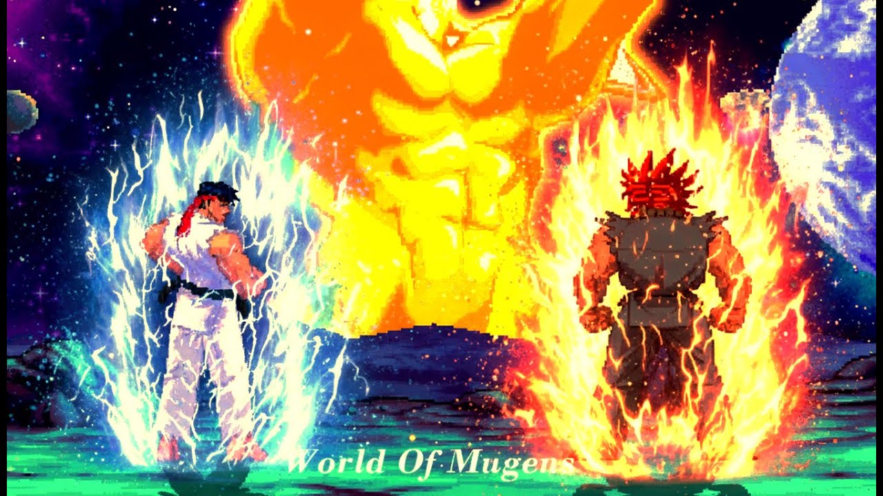 [Street Fighter Mugens ] ShinRyu Vs Super Sayan  Akuma