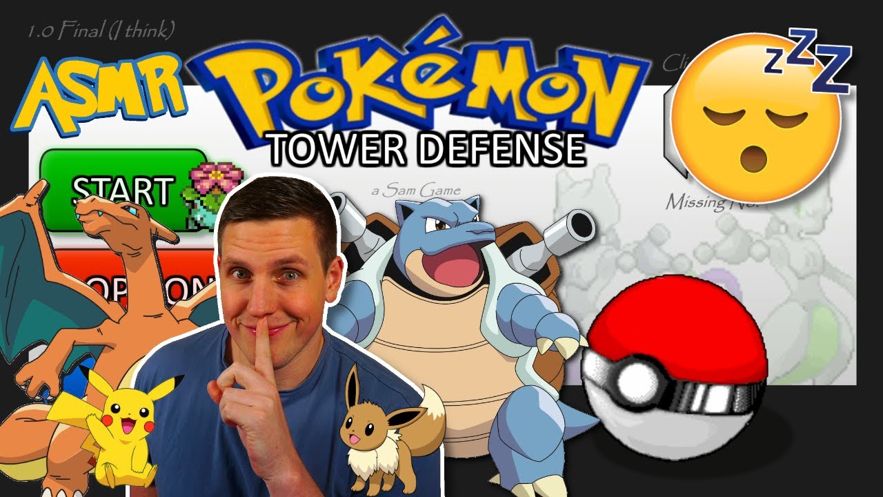 (ASMR) Pokemon Tower Defense?!