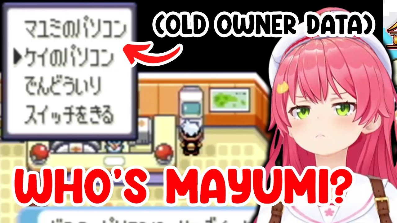 Miko Finds an Old Owner's Game Data in Pokémon Ruby