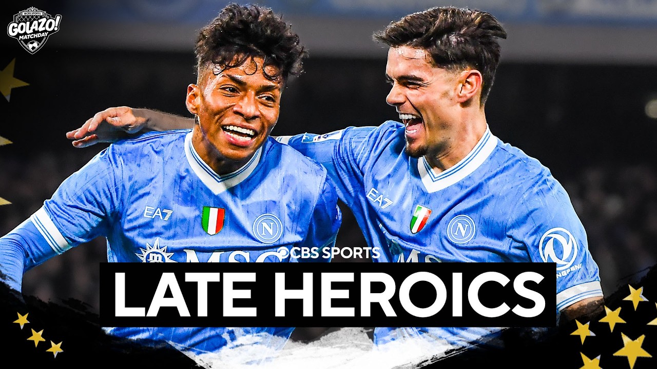 Napoli LATE EQUALIZER vs Roma in back and forth contest