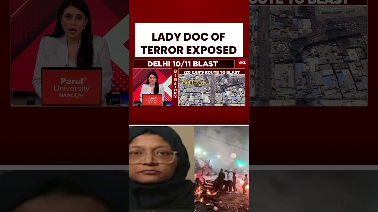 Lady Doc of Terror Dr. Shaheen Shahid Linked to Multi-State Module #delhiblastnews #redfortattack