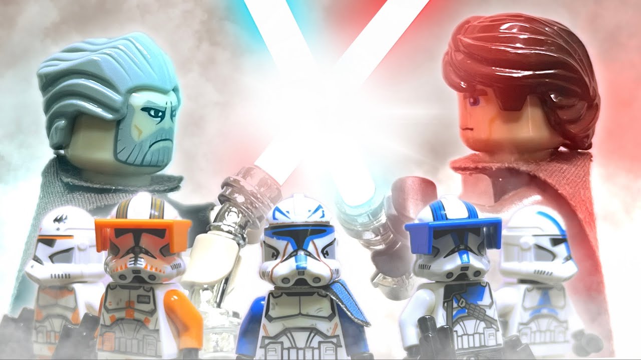 Покадровая анимация Lego Star Wars: Войны клонов: Попадание в ловушку