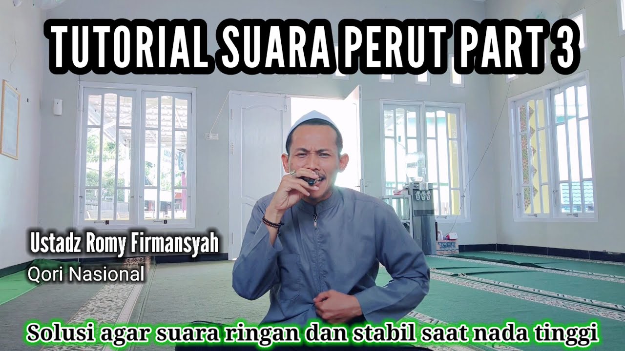 TUTORIAL SUARA PERUT  Saat Bertilawah Part 3