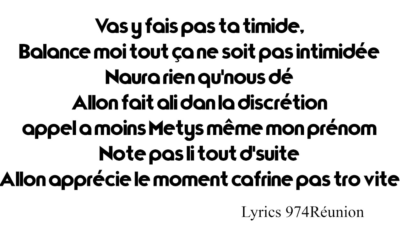 Metys - remarquable (Lyrics)