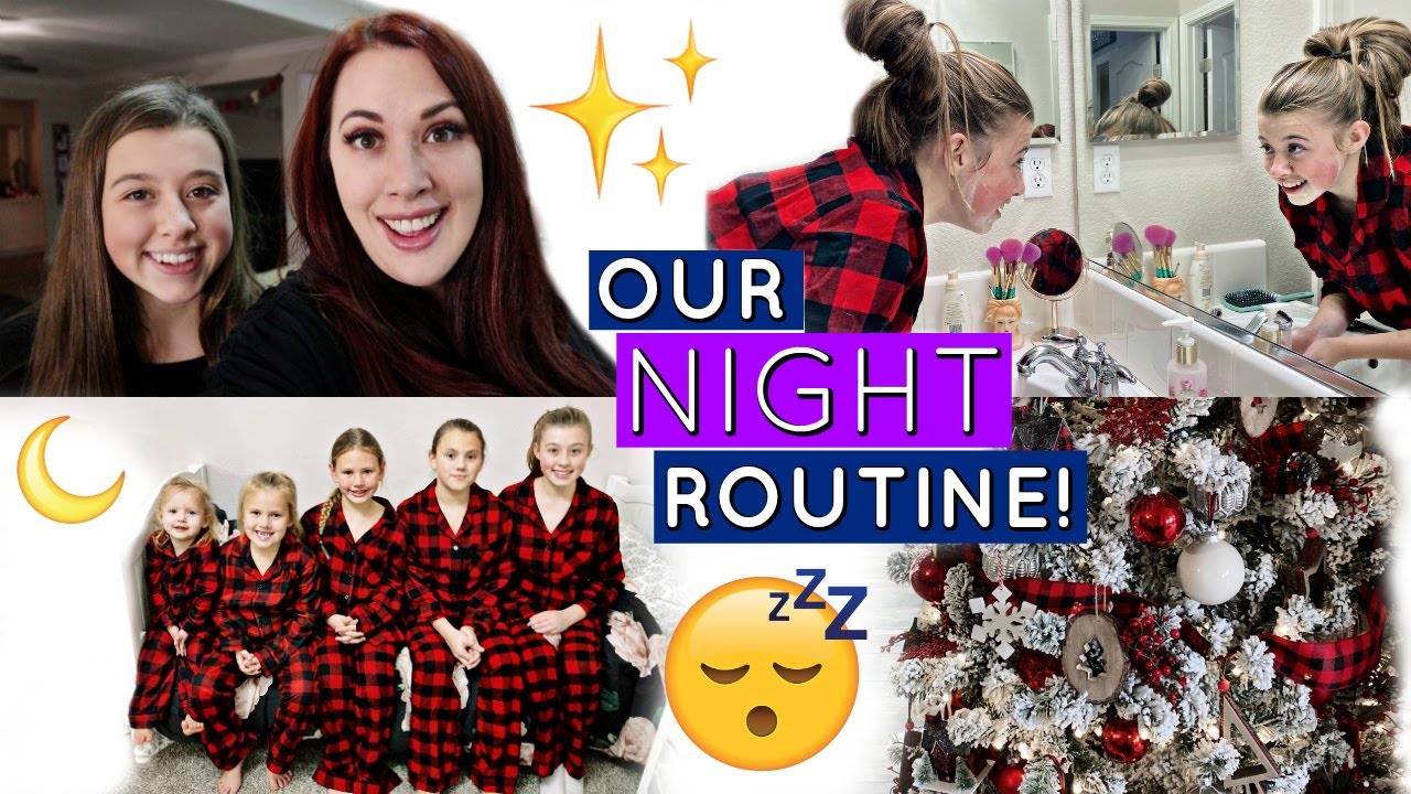 OUR LARGE FAMILY NIGHT ROUTINE! The Weiss Life