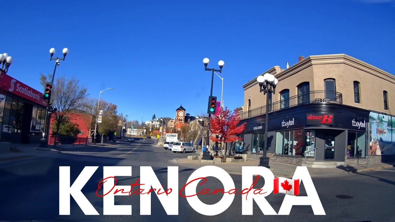 Driving in Kenora,Ontario, Canada 🇨🇦 4k