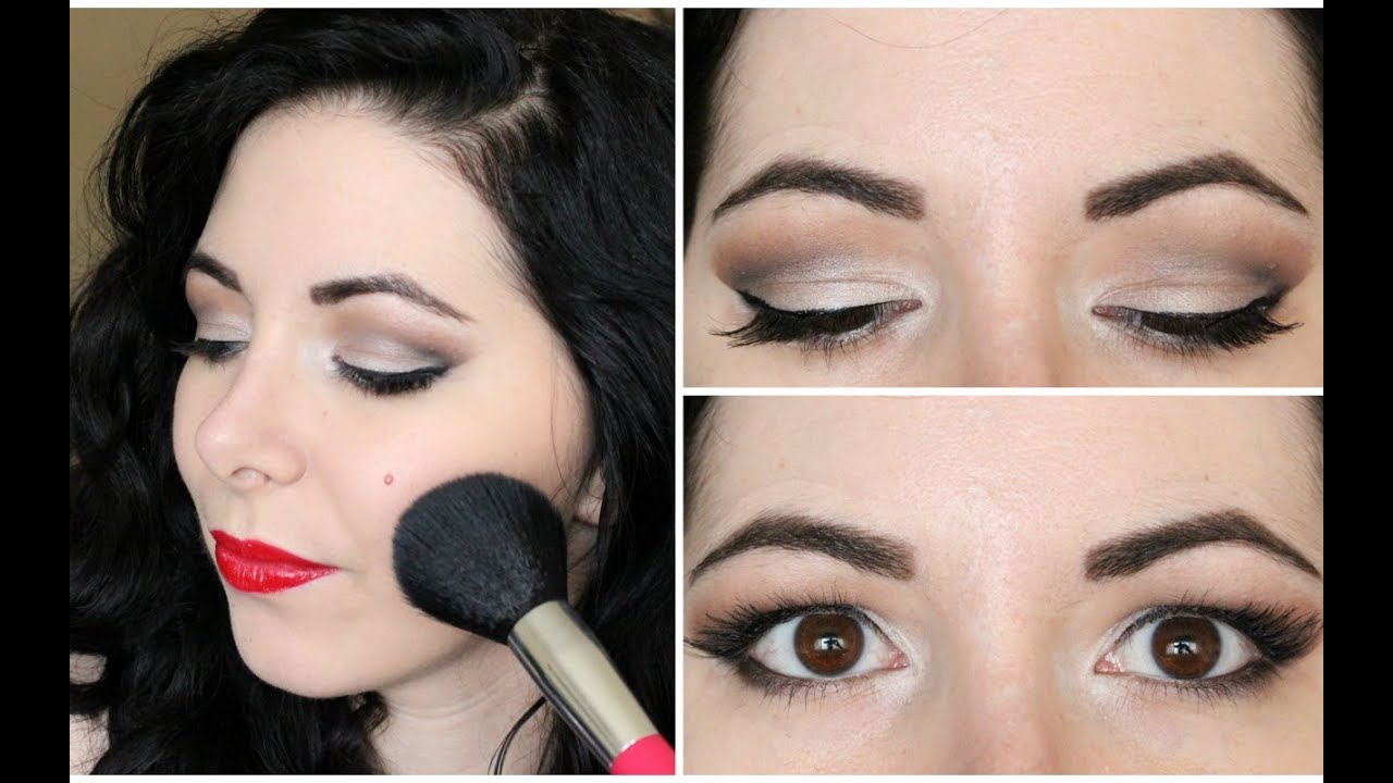 MI TRUCCO ALL'AMERICANA (al contrario) prima occhi e poi la base!