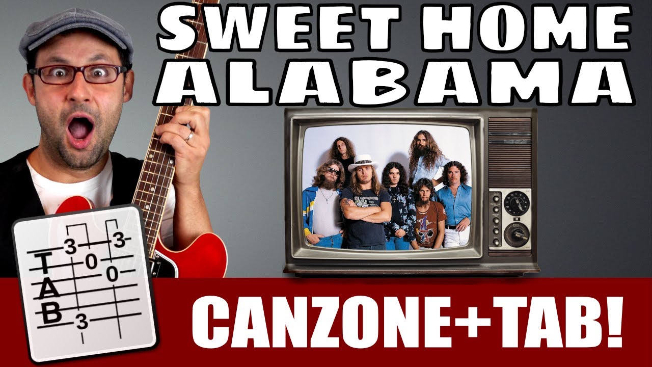 LEZIONI DI CHITARRA ELETTRICA: SWEET HOME ALABAMA (LYNYRD SKYNYRD)- TUTORIAL - COME SUONARE