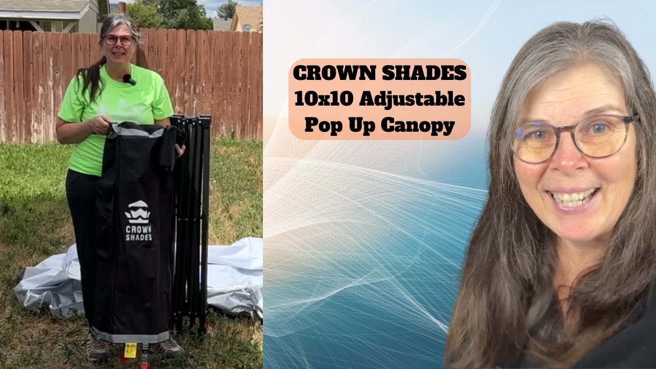 Revolutionary One Push Setup! Crown Shades 10x10 Canopy Setup! #ad