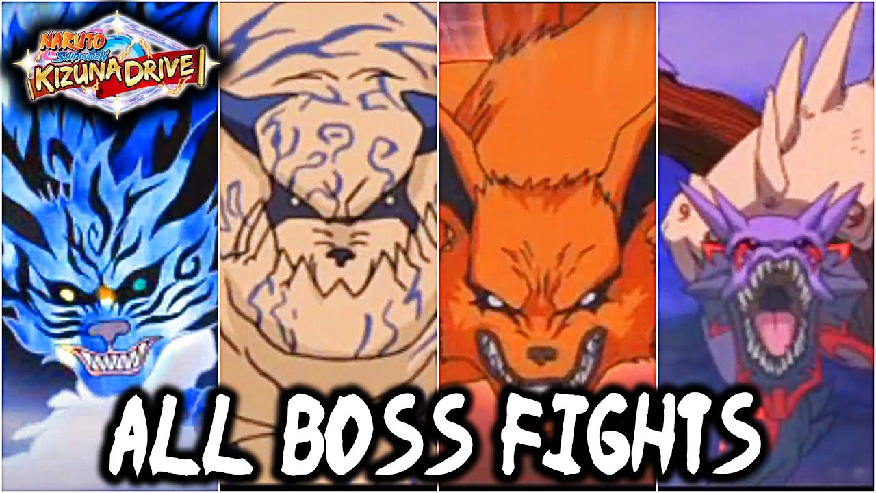Naruto Kizuna Drive - All Boss Fights + Ending (With Cutscenes) (PPSSPP) English Dub
