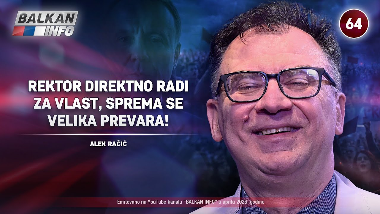 INTERVJU: Alek Račić &ndash; Rektor direktno radi za vlast, sprema se velika prevara! (14.4.2026)