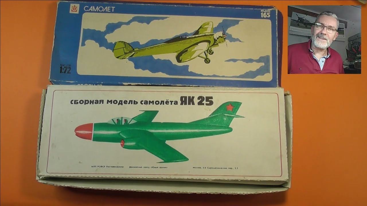 Bristol 138A 1:72 Ogoňok(Frog), Jak-25 1:50 Junyj Těchnik - Retro Unboxing