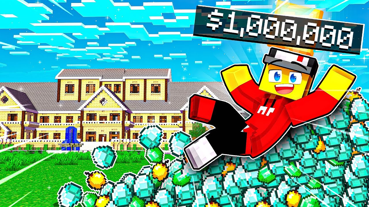 KDYBYCH ŽIL LUXUSNÍ ŽIVOT V MINECRAFTU!