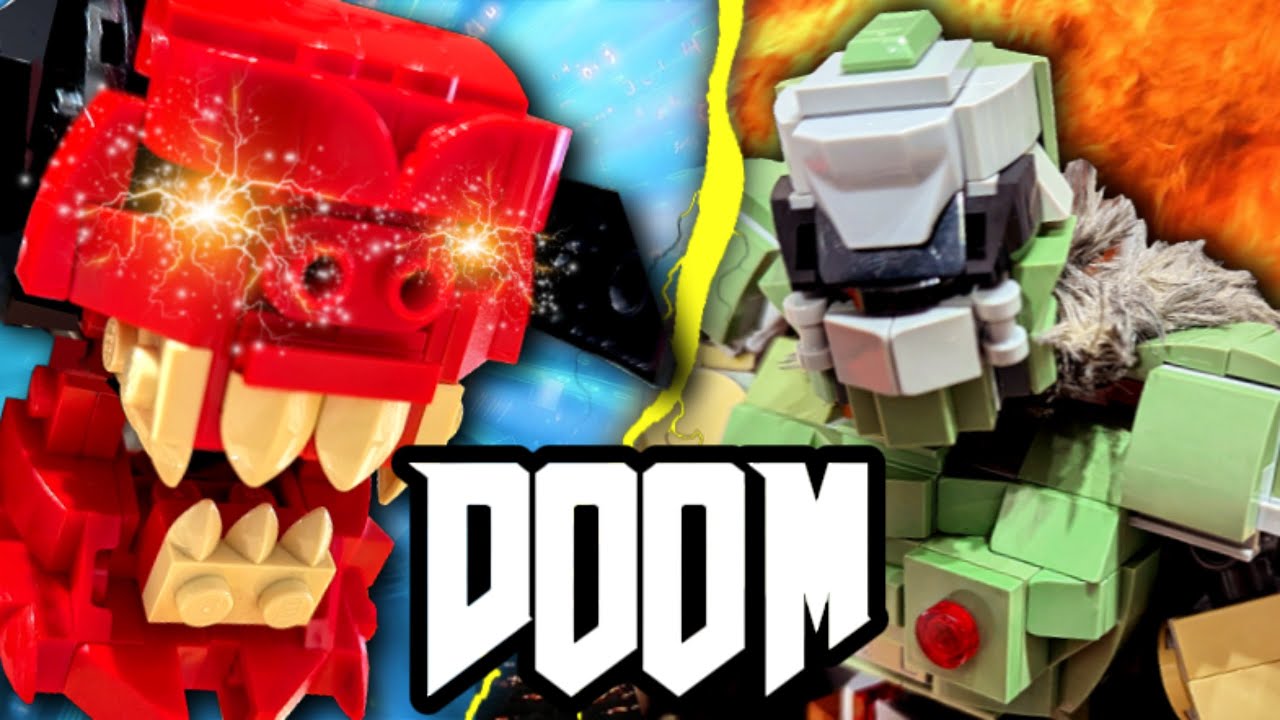 I Built the DOOMSLAYER out of LEGO!