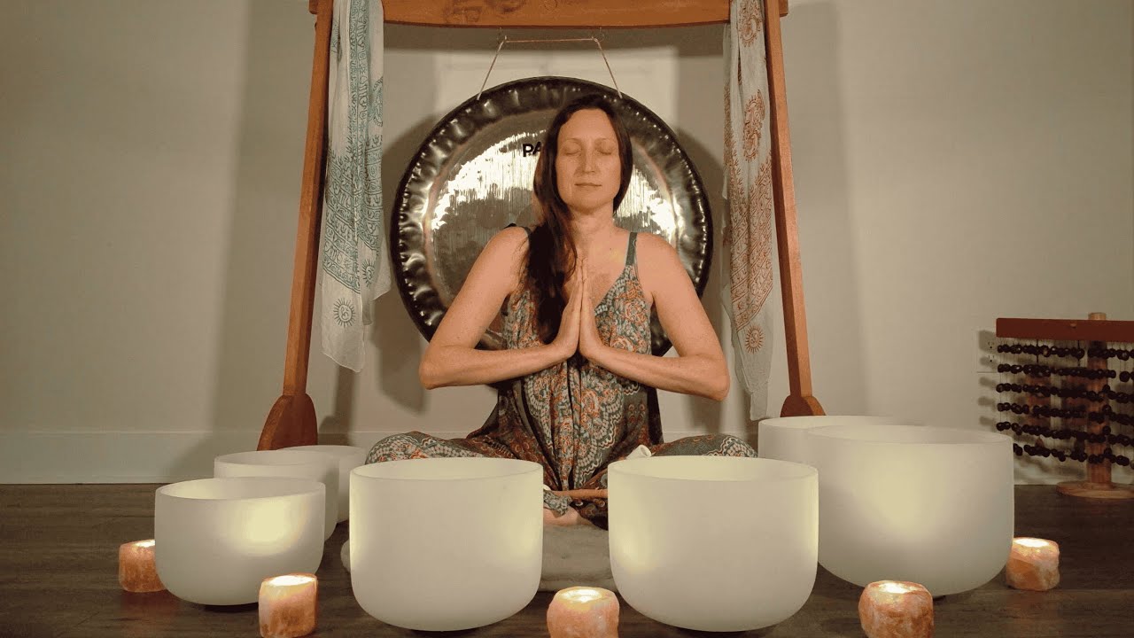Root Chakra Sound Bath for Relaxation & Sleep | Crystal Singing Bowls