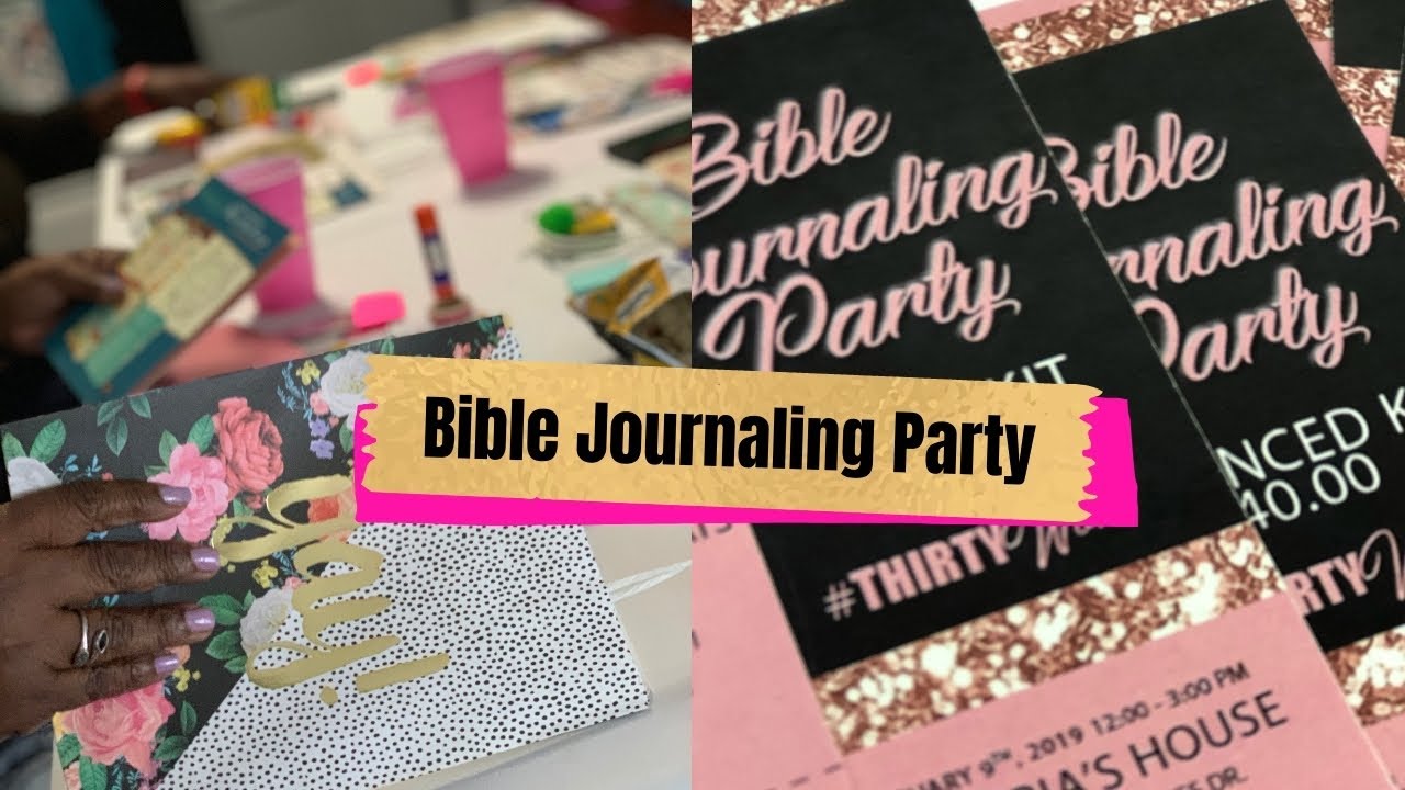 How I planned my Bible Journaling Party
