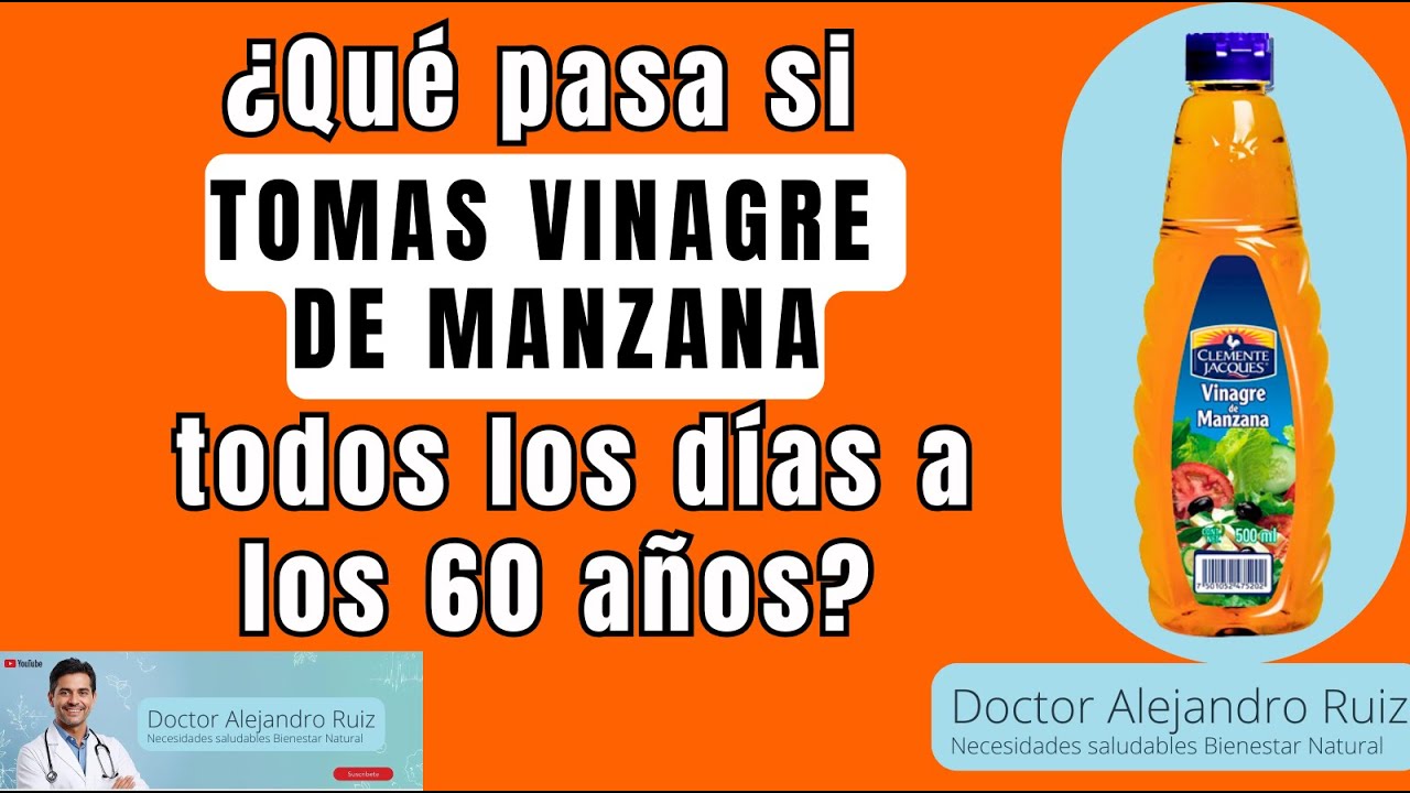 Tu digestión empeora después de los 60 a menos que hagas esto con vinagre de sidra de manzana