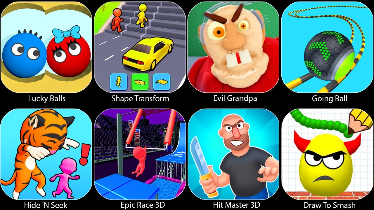 Roblox,Animal Racing,Subway Surfers,Mario Run,Scary Teacher 3D,Help Me Tricky Puzzle,HCR 2,Car Race.