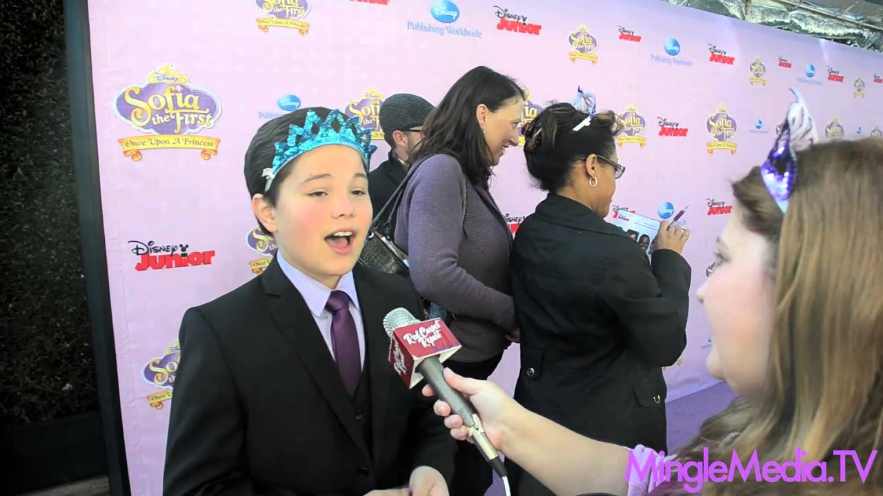 Zach Callison at Disney's Sofia The First: Once Upon a Princess Premiere @ZachCallison